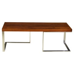 Milo Baughman for Thayer Coggin Rosewood ''Minimalist'' Cocktail / Coffee Table