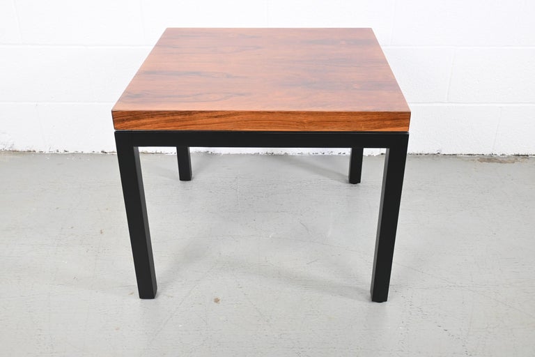 Milo Baughman for Thayer Coggin Rosewood Side or End Table For Sale 3