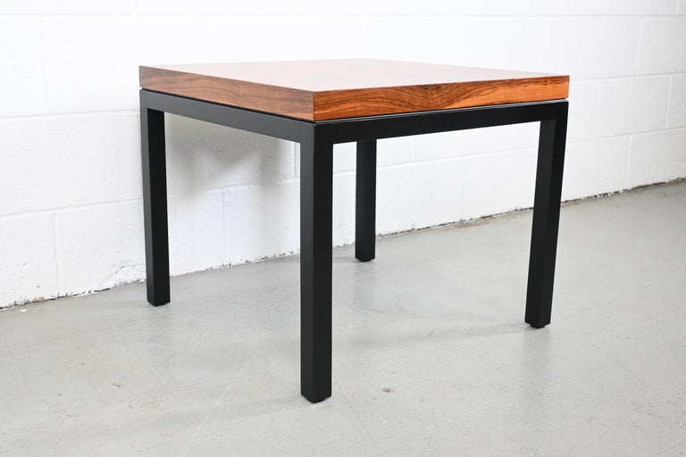 Milo Baughman for Thayer Coggin Rosewood Side or End Table For Sale 11
