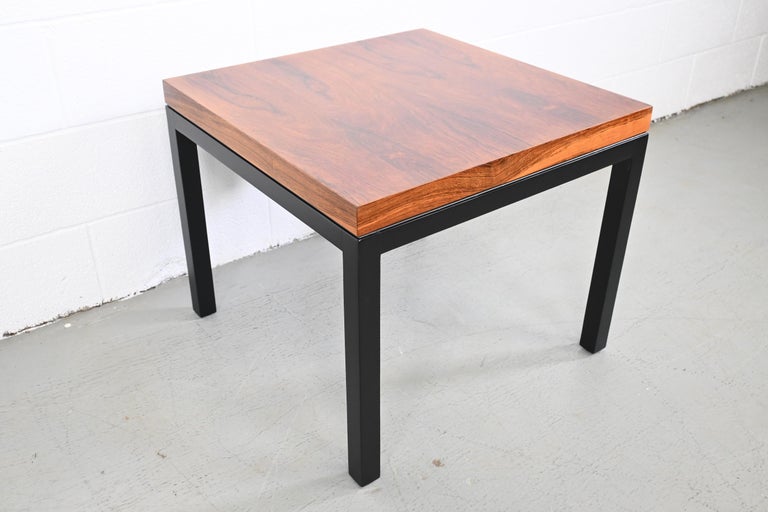 Mid-Century Modern Milo Baughman for Thayer Coggin Rosewood Side or End Table For Sale