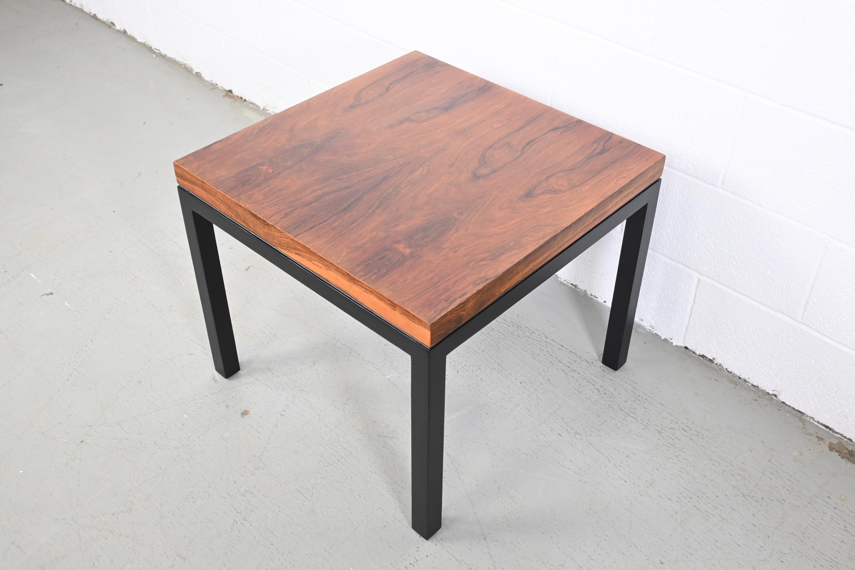 American Milo Baughman for Thayer Coggin Rosewood Side or End Table