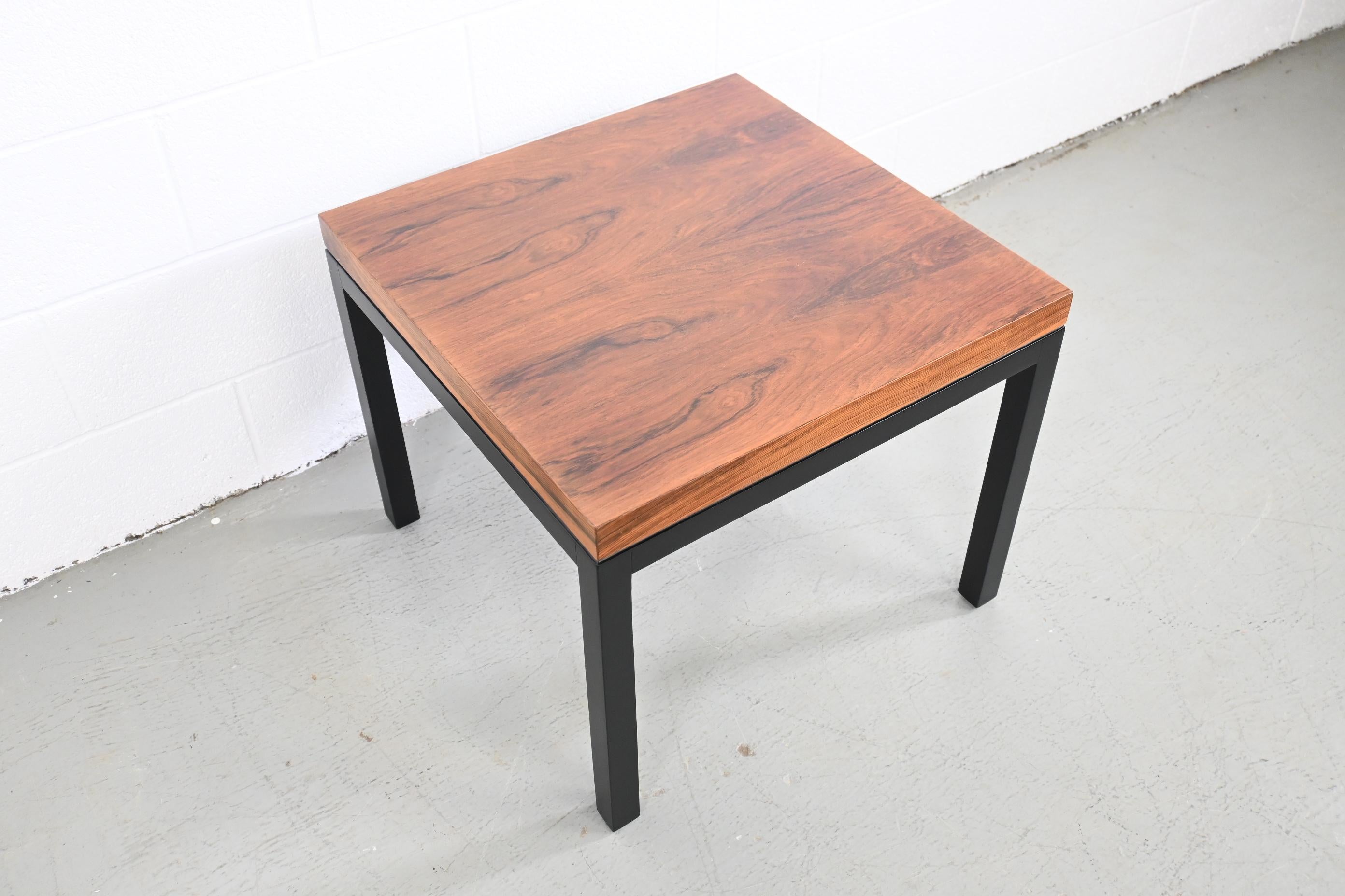 Milo Baughman for Thayer Coggin Rosewood Side or End Table In Excellent Condition In Morgan, UT