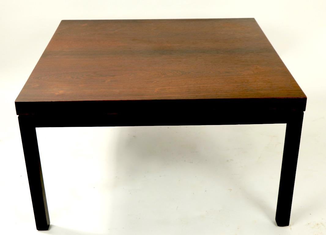 Milo Baughman for Thayer Coggin Rosewood Table In Good Condition In New York, NY