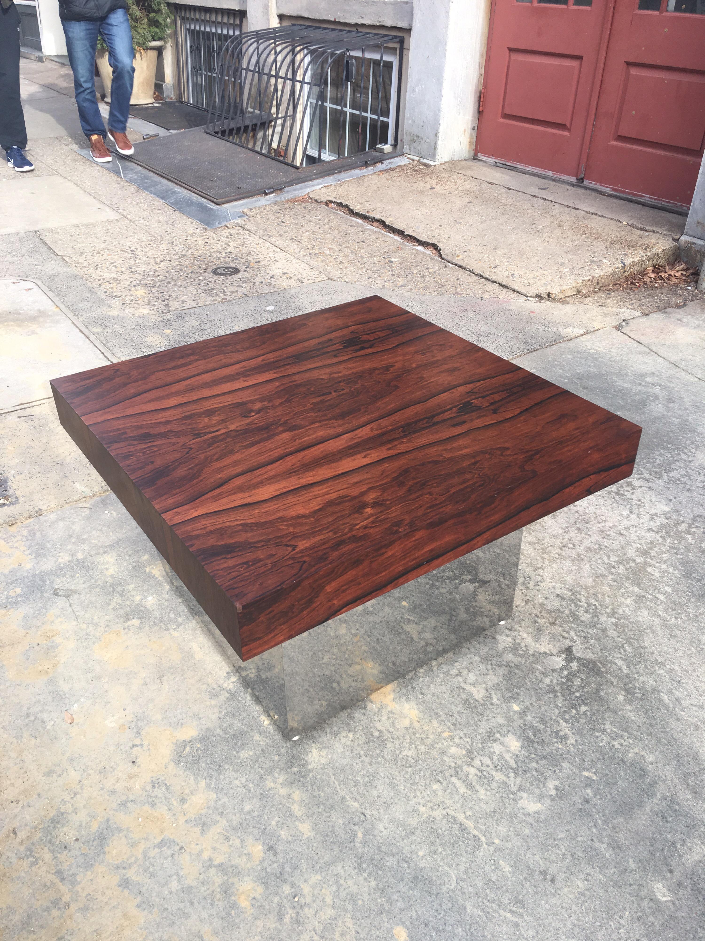 Late 20th Century Milo Baughman for Thayer Coggin Rosewood Table