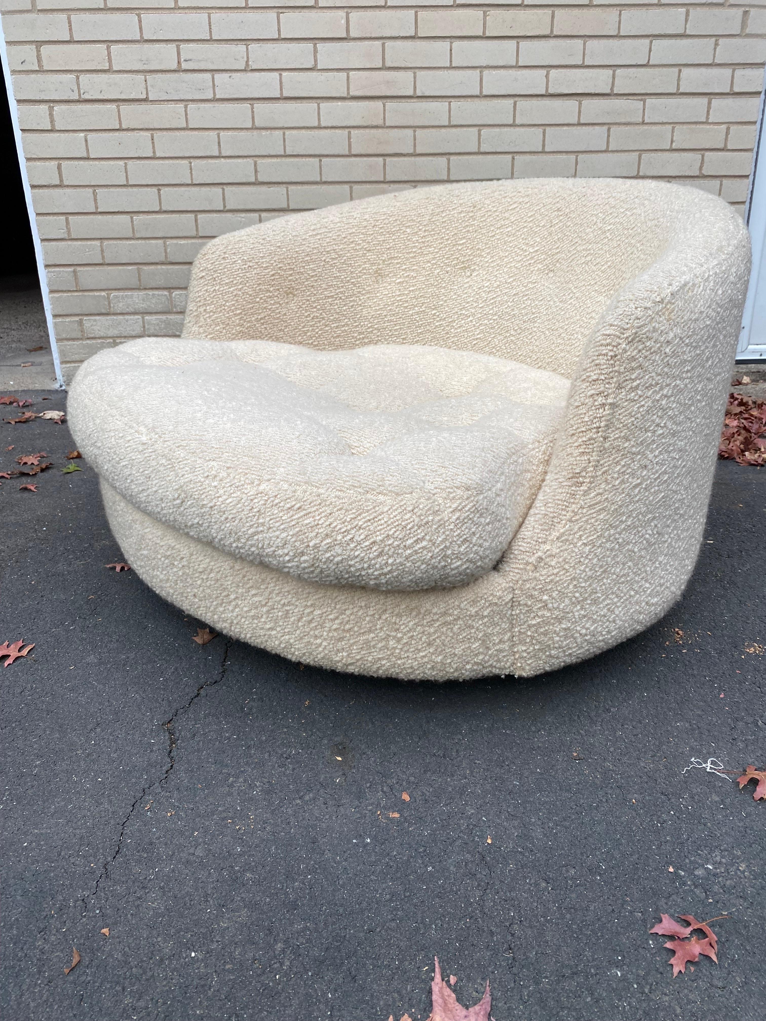 Mid-Century Modern Milo Baughman for Thayer Coggin Round Lounge Chair