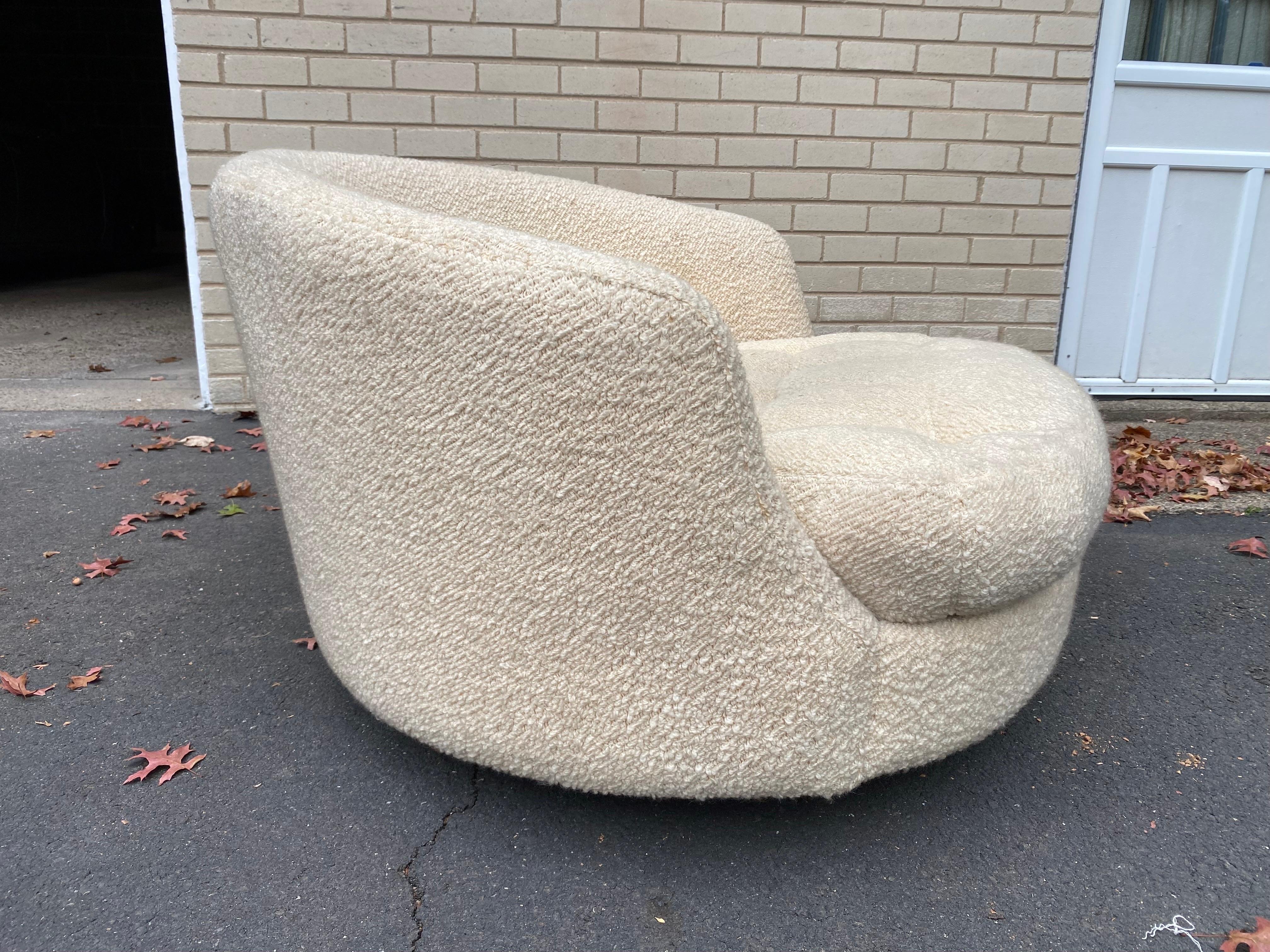 American Milo Baughman for Thayer Coggin Round Lounge Chair