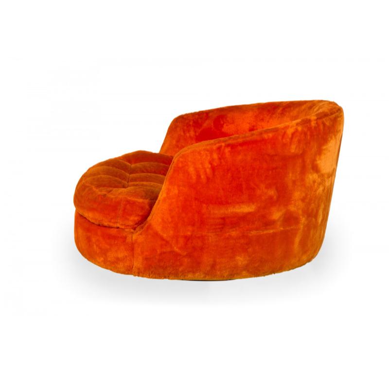 Fauteuil pivotant Satellite de Milo Baughman pour Thayer Coggin Bon état - En vente à Queens, NY