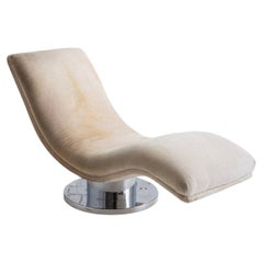 Milo Baughman per Thayer Coggin Chaise a Serpentina