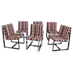 Milo Baughman for Thayer Coggin Set of 6 Dining Chairs Model 8101