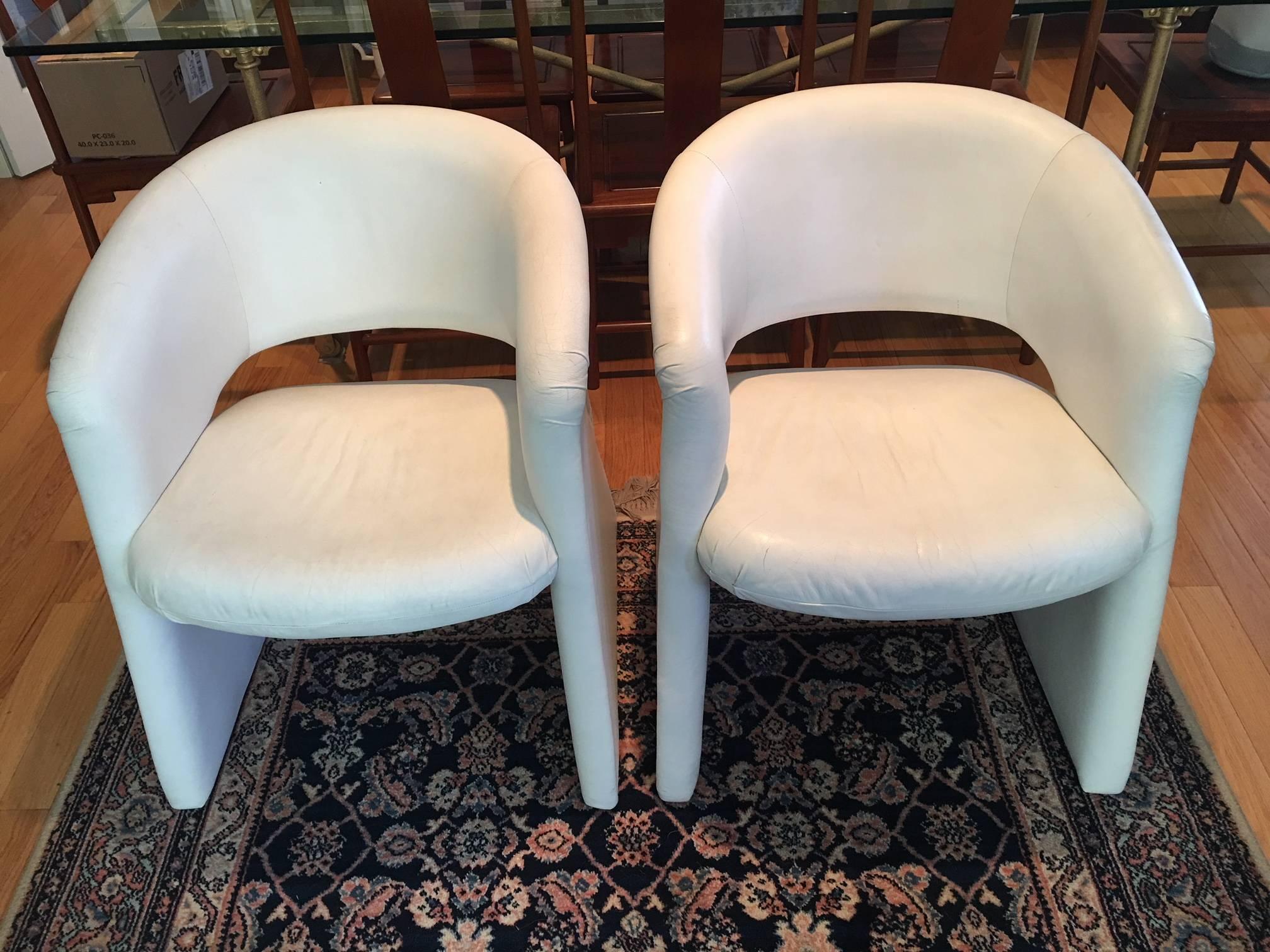 Modern Milo Baughman for Thayer Coggin Side Chairs, Pair