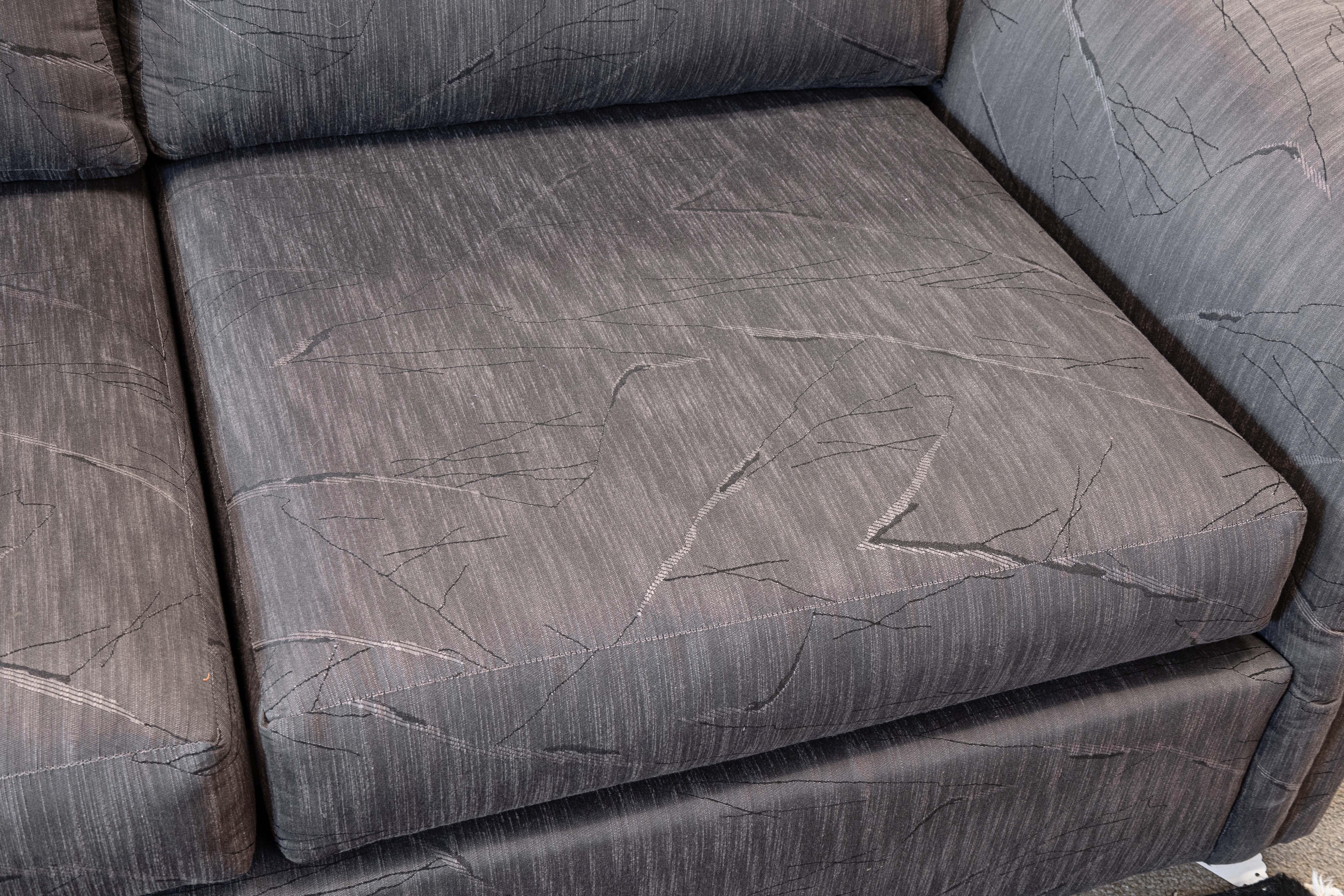 20th Century Milo Baughman for Thayer Coggin Slate Gray Contemporary Modern Sofa