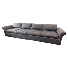 Milo Baughman for Thayer Coggin Slate Gray Contemporary Modern Sofa