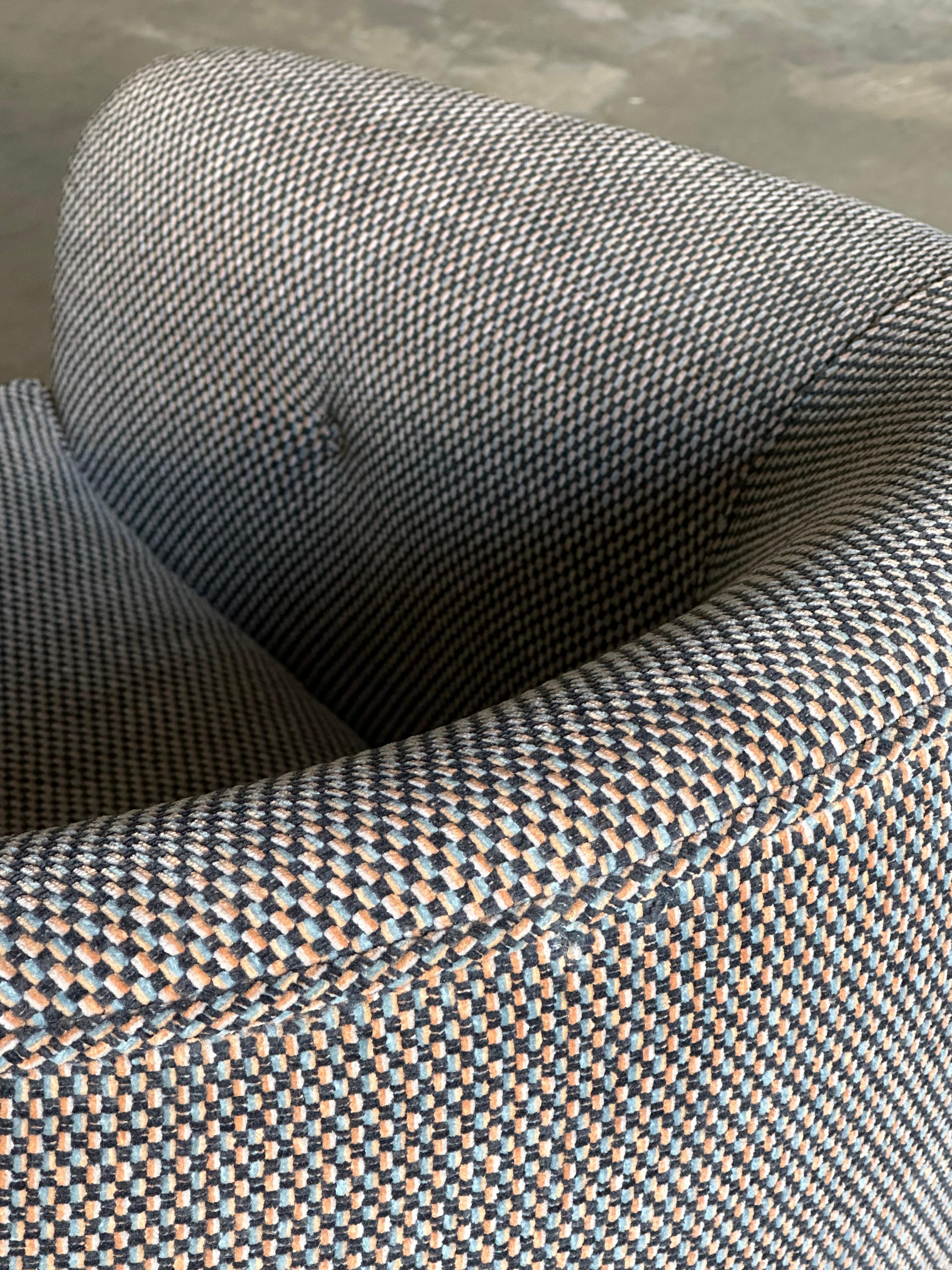 Milo Baughman para Thayer Coggin Sillas giratorias y basculantes en venta 5