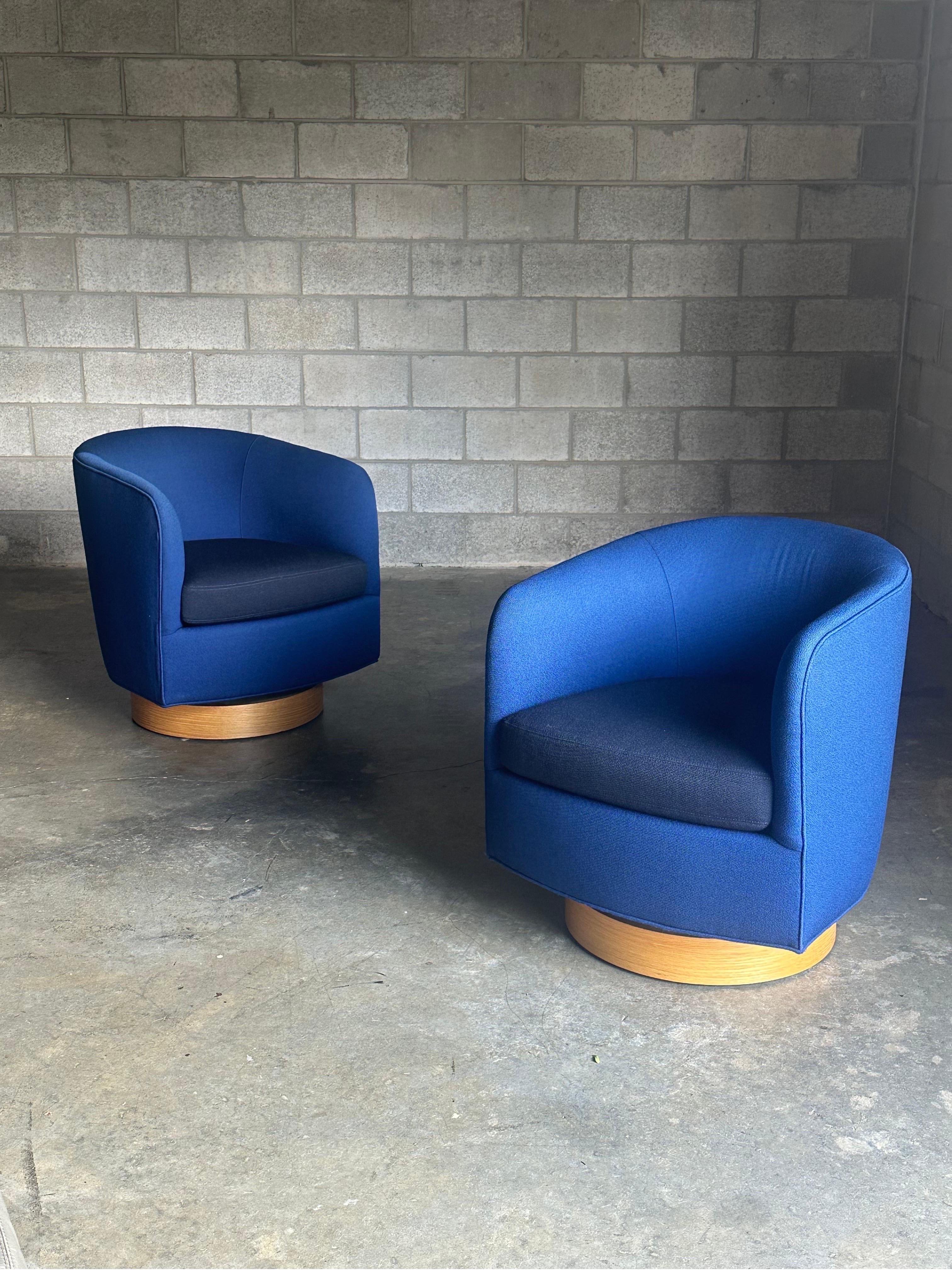 Américain Milo Baughman pour Thayer Coggin Chaises pivotantes et inclinables en vente