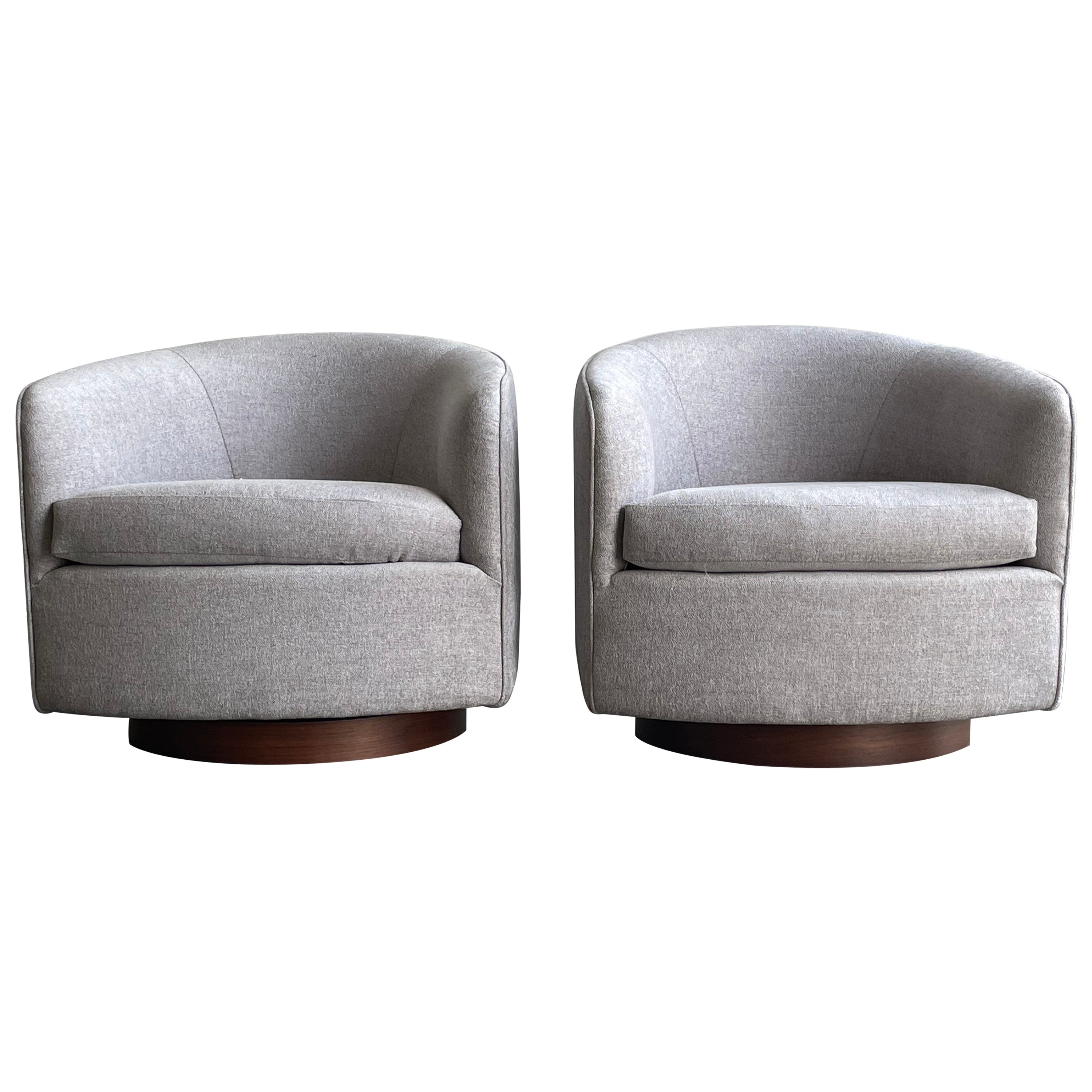 Milo Baughman for Thayer Coggin Swivel and Tilt Chairs
