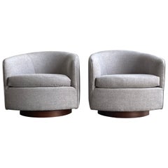 Milo Baughman for Thayer Coggin Swivel and Tilt Chairs