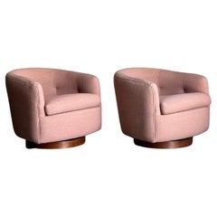 Milo Baughman for Thayer Coggin Swivel and Tilt Chairs