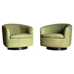 Milo Baughman for Thayer Coggin Swivel and Tilt Chairs