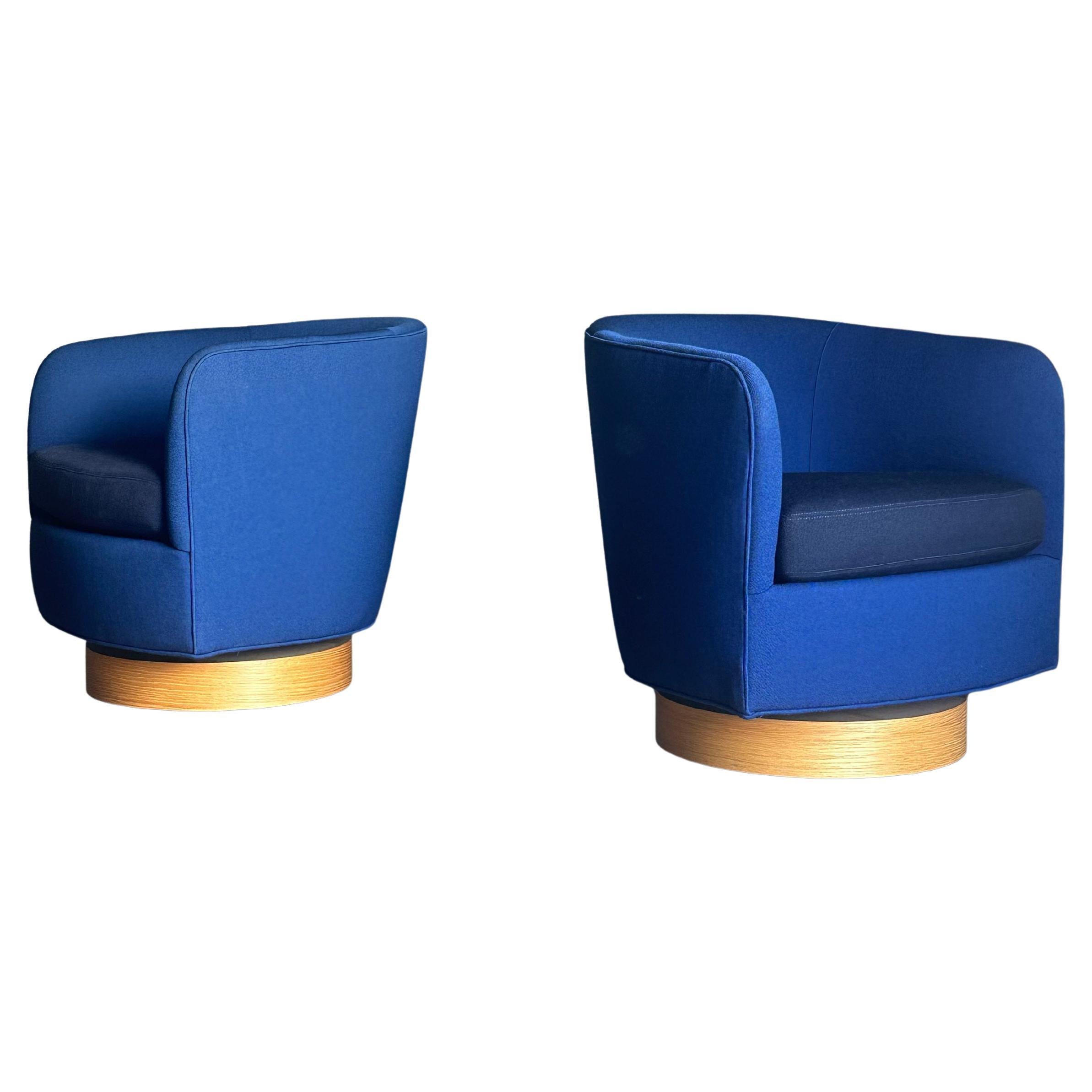 Milo Baughman for Thayer Coggin Swivel and Tilt Chairs