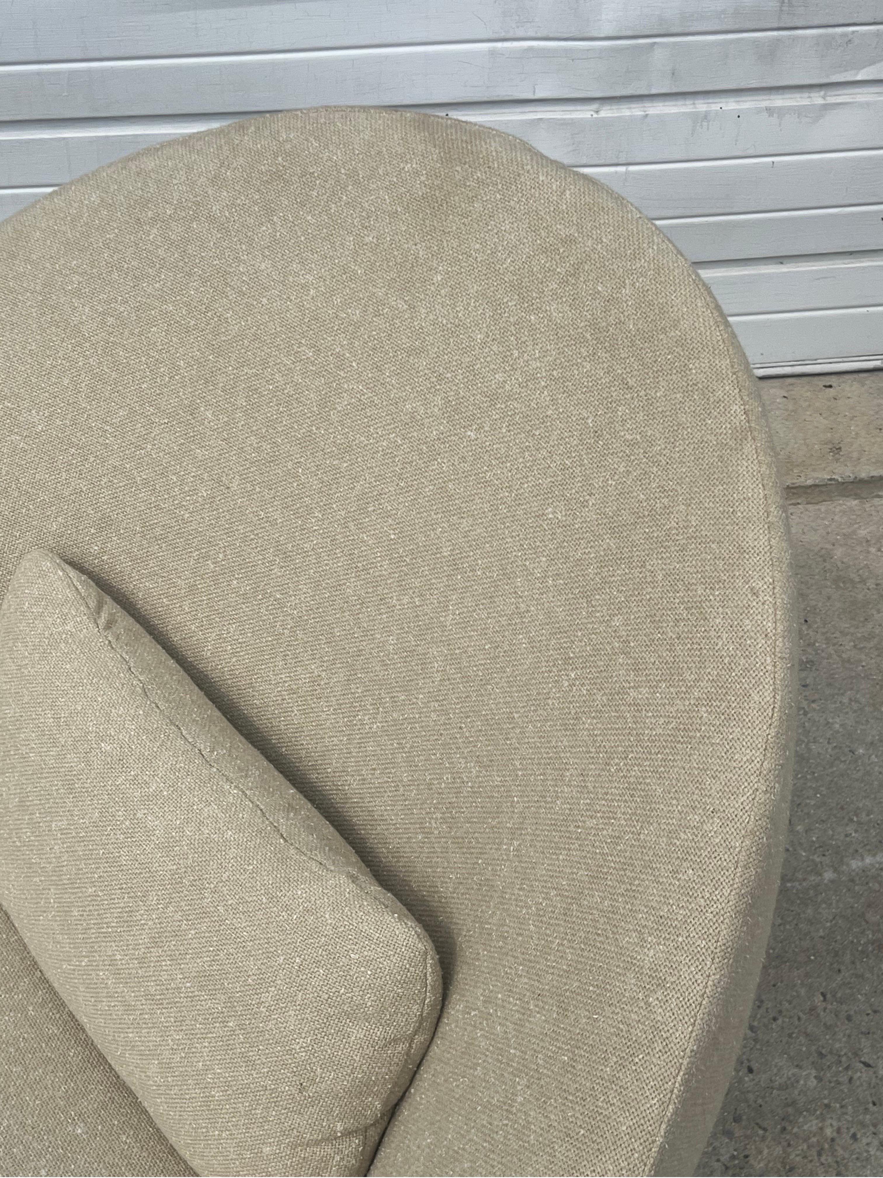 Milo Baughman for Thayer Coggin Swivel Egg Lounge 3