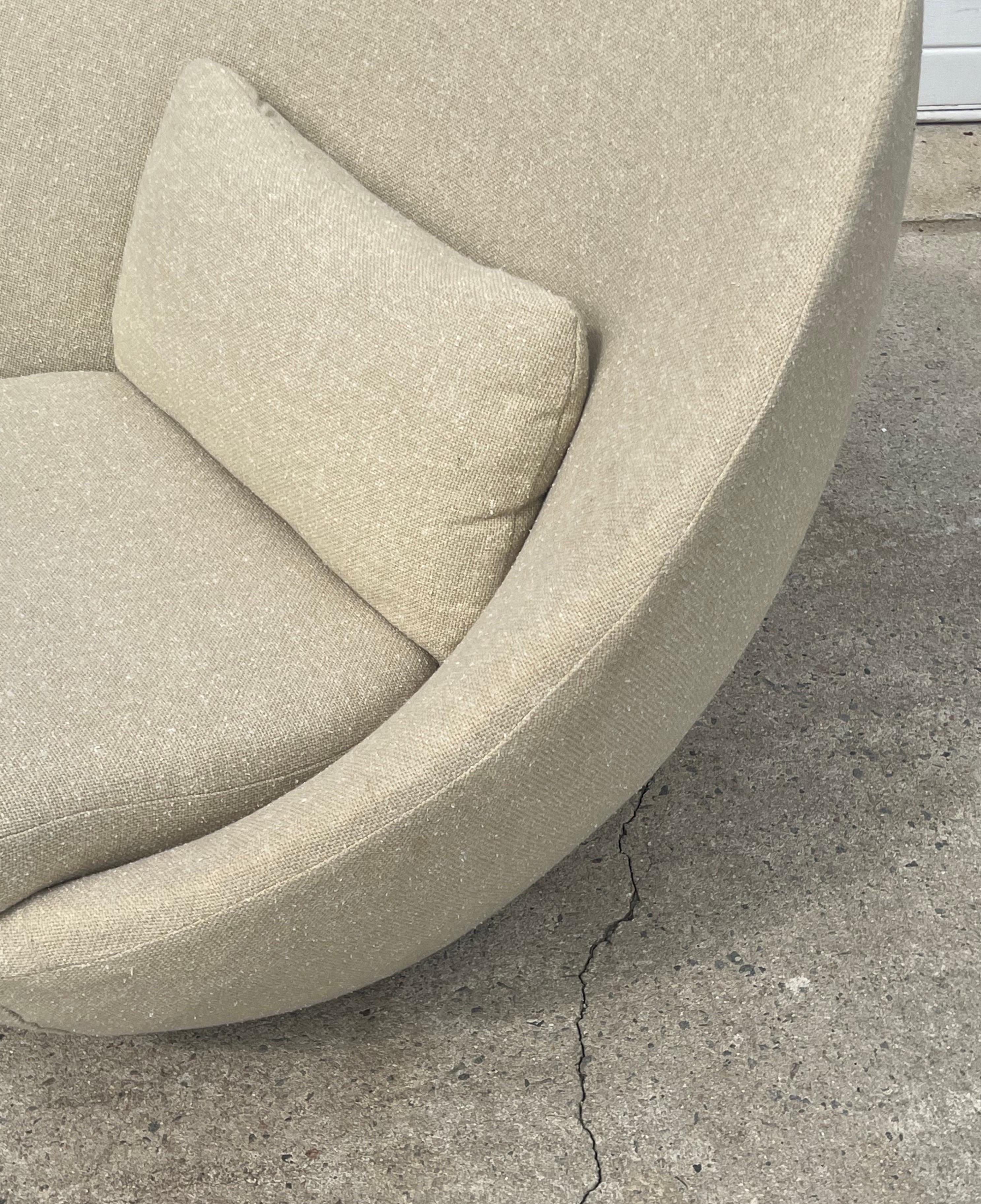 Milo Baughman for Thayer Coggin Swivel Egg Lounge 4