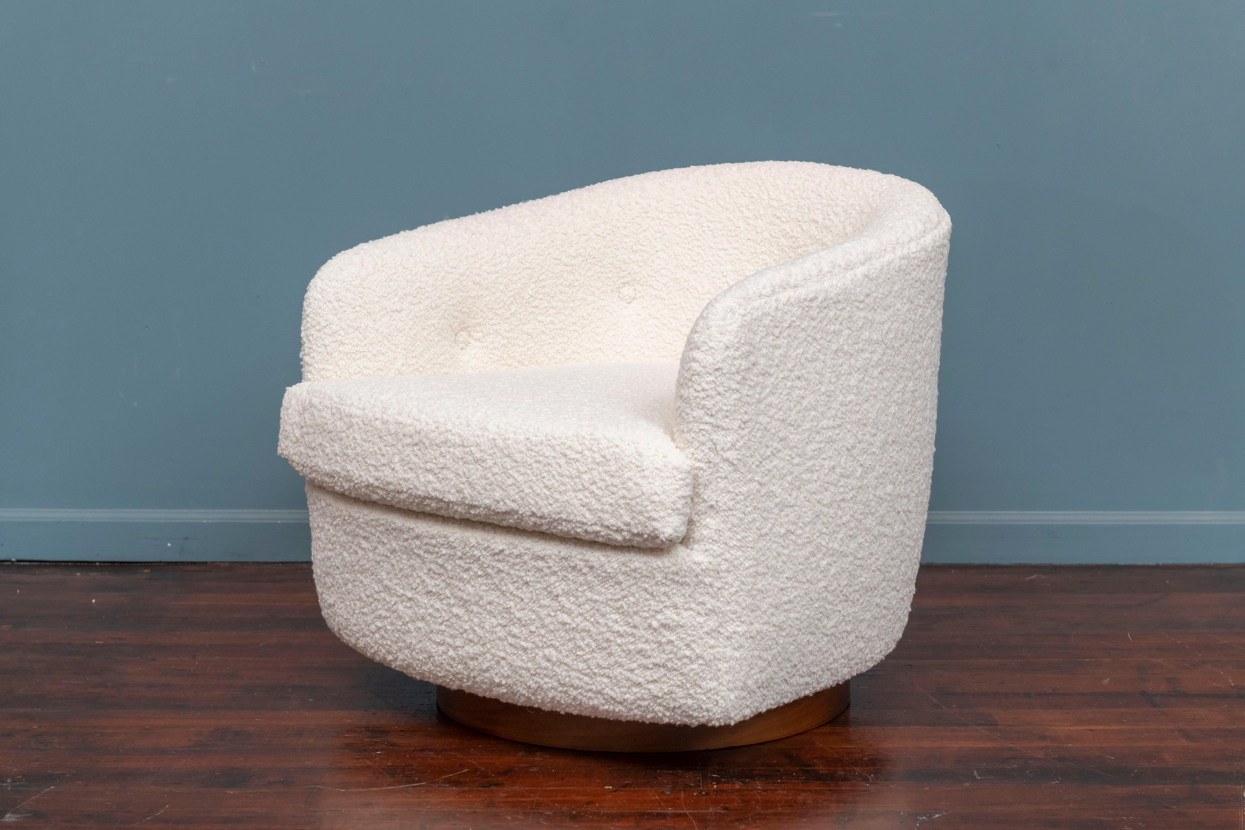 Mid-Century Modern Milo Baughman for Thayer Coggin Swivel Lounge Chair