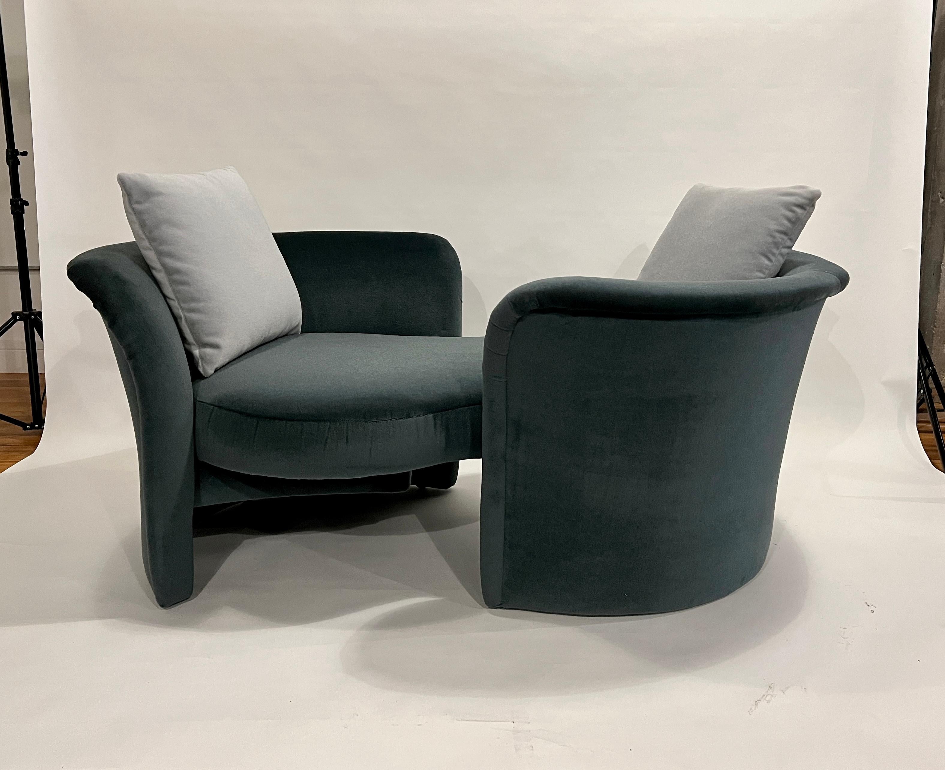 Milo Baughman for Thayer Coggin Tete-a-tete Loveseat 9