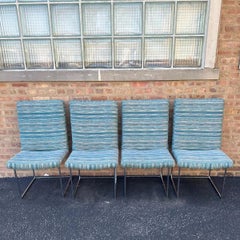 Milo Baughman for Thayer Coggin Thin Line Dining Chairs, set of 4