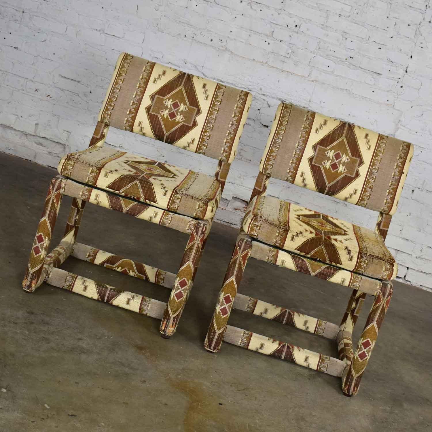 tribal print chair