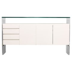 Milo Baughman for Thayer Coggin White Lacquer Sideboard