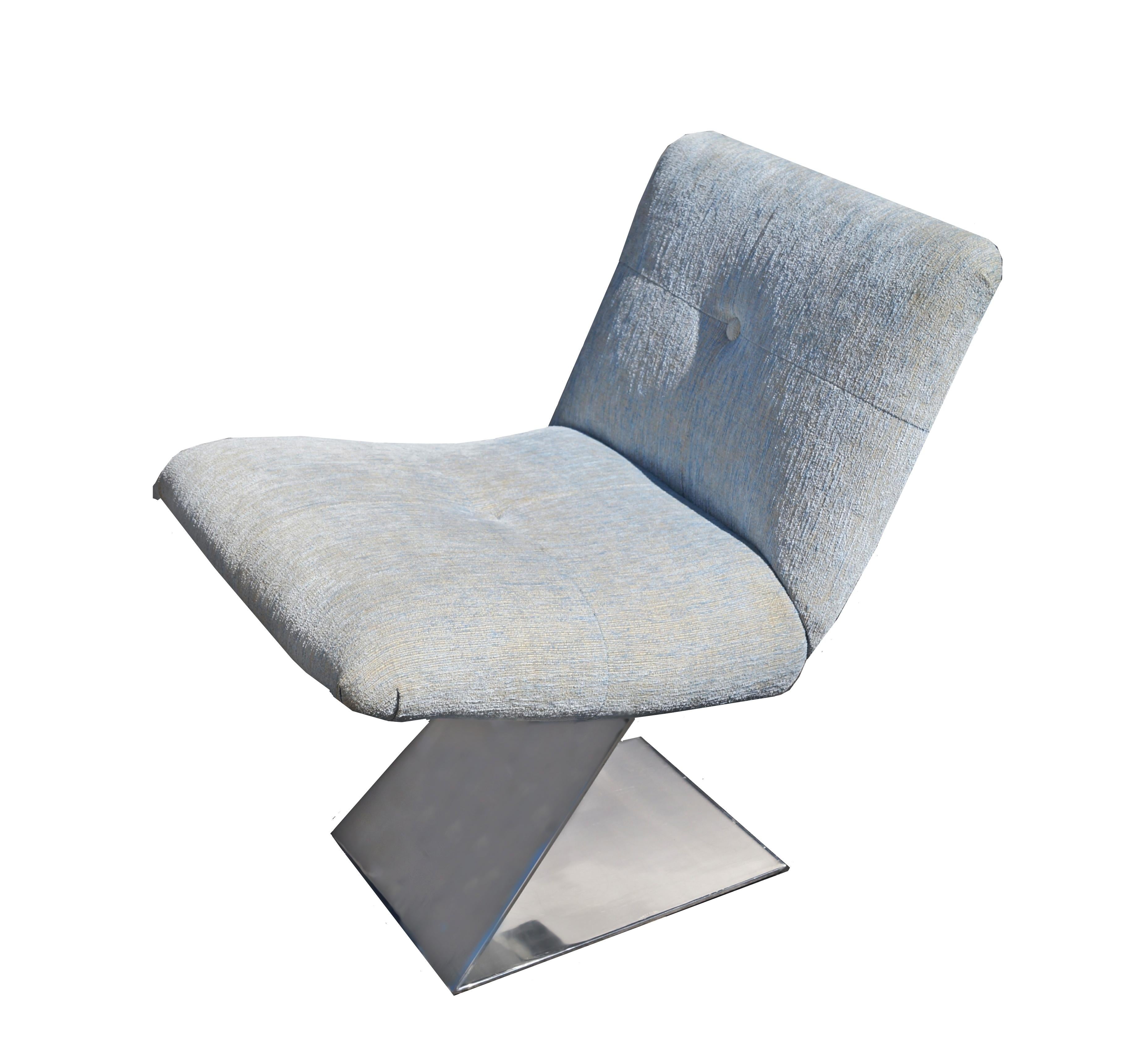 American Milo Baughman for Thayer Coggin Z Lounge Side Chair
