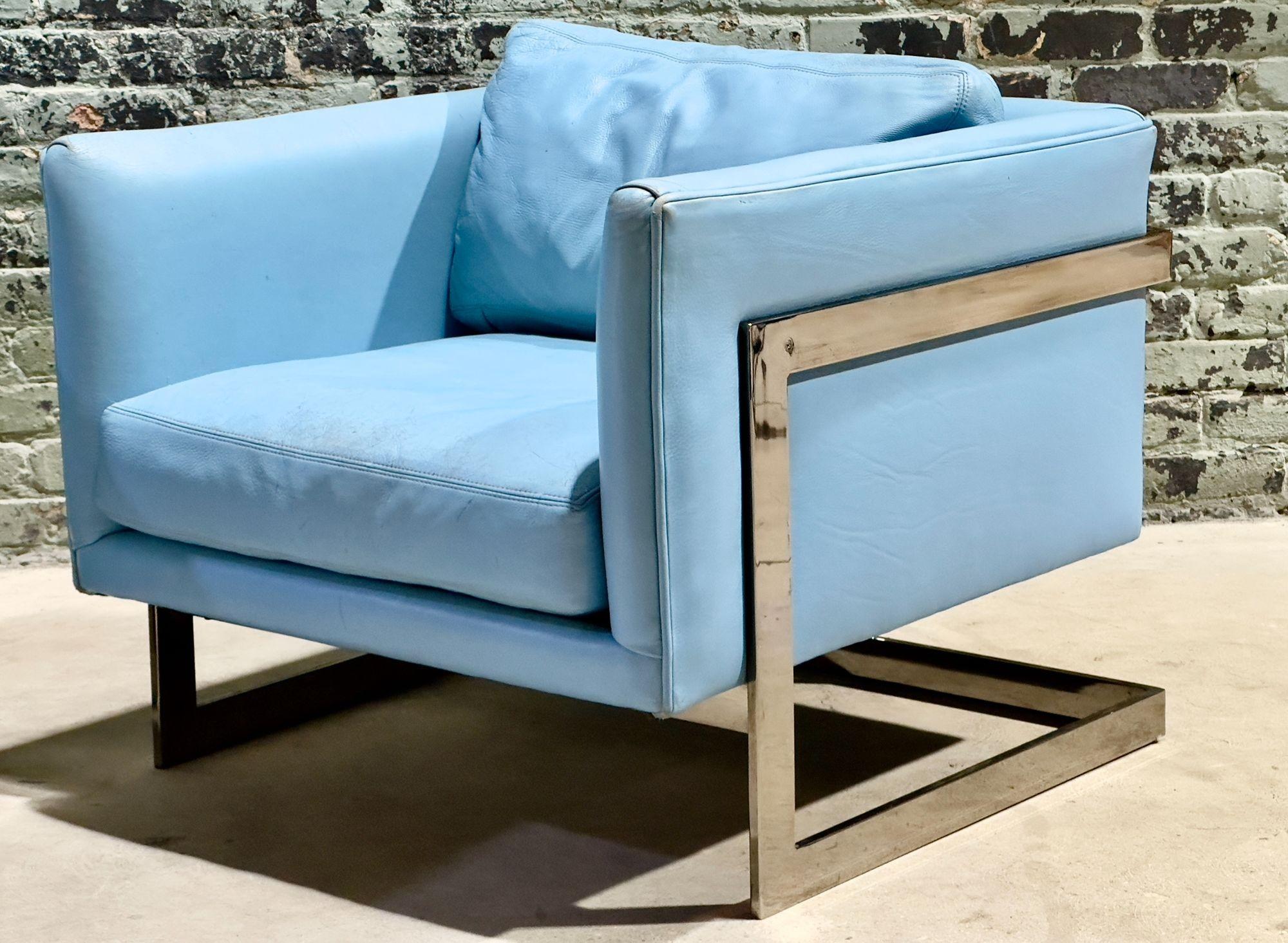 Américain Fauteuils de bar flottants Milo Baughman pour Thayer Coggin, 1960 en vente