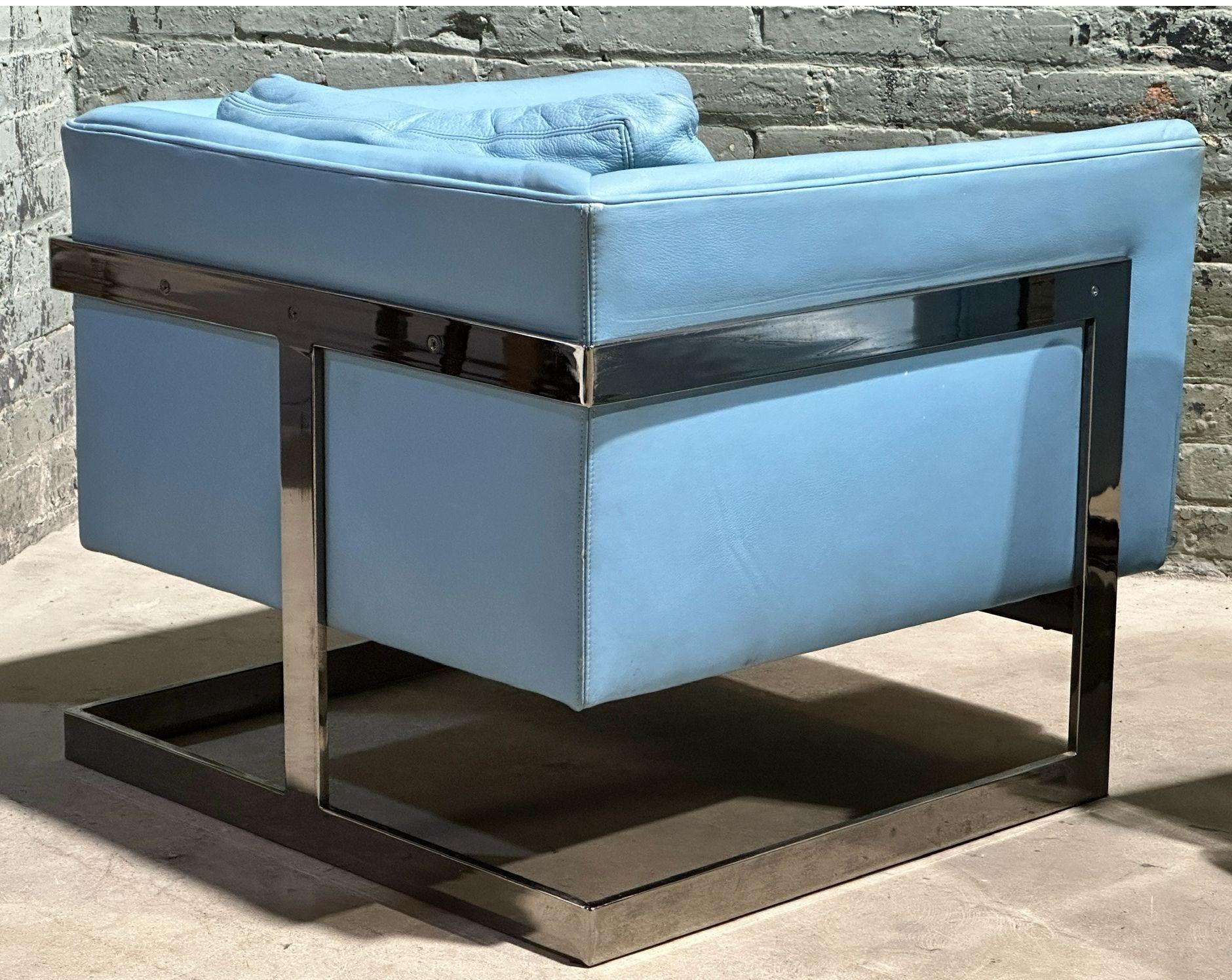 Fauteuils de bar flottants Milo Baughman pour Thayer Coggin, 1960 Bon état - En vente à Chicago, IL