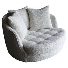 Milo Baughman Large Swivel Lounge Chair for Thayer Coggin, 1972 Milo Baughman Large Swivel Lounge Chair for Thayer Coggin, 1972