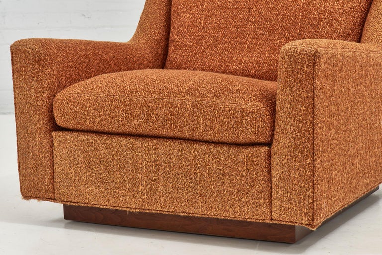 Upholstery Milo Baughman Lounge Chair, 1960