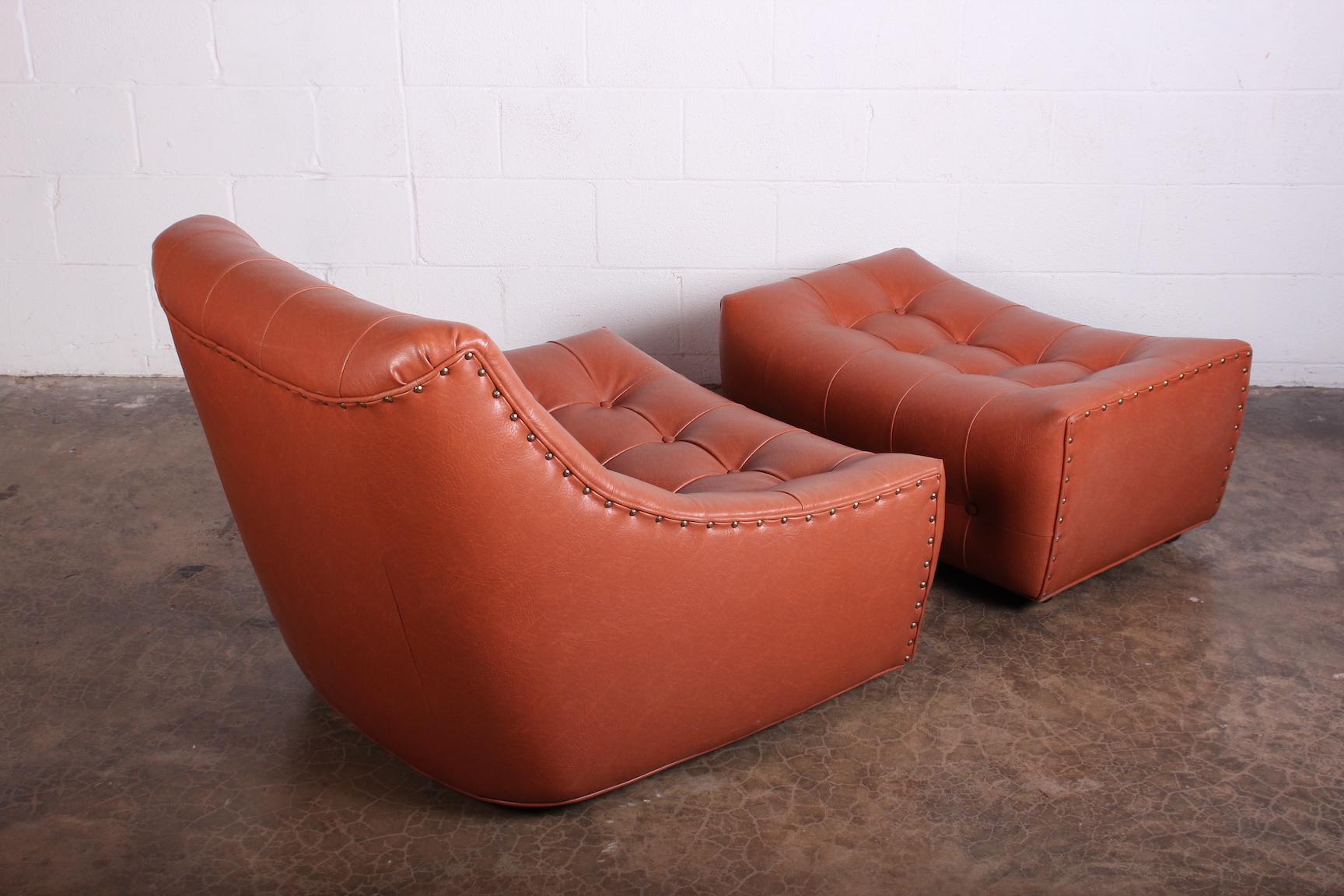 Milo Baughman Lounge Chair and Ottoman For Sale 1