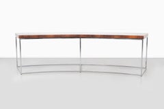 Milo Baughman Mid-Century Modern Rosewood Bench, Sofa Table