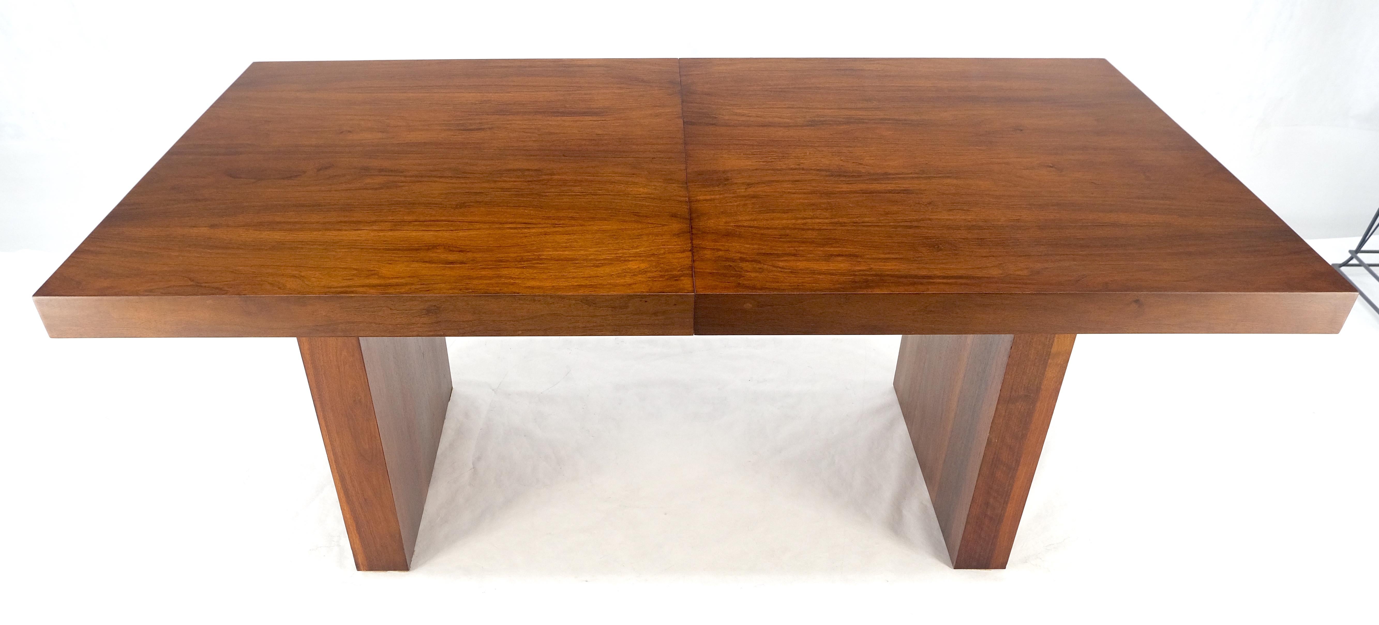 Mid-Century Modern Milo Baughman Mid Century Modern Walnut Double Pedestal 72
