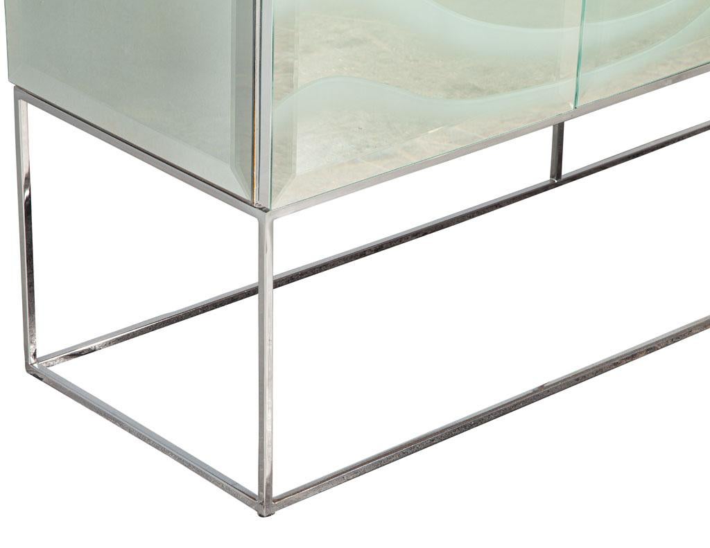 Milo Baughman Mirrored Sideboard Buffet Console by Thayer Coggin 5