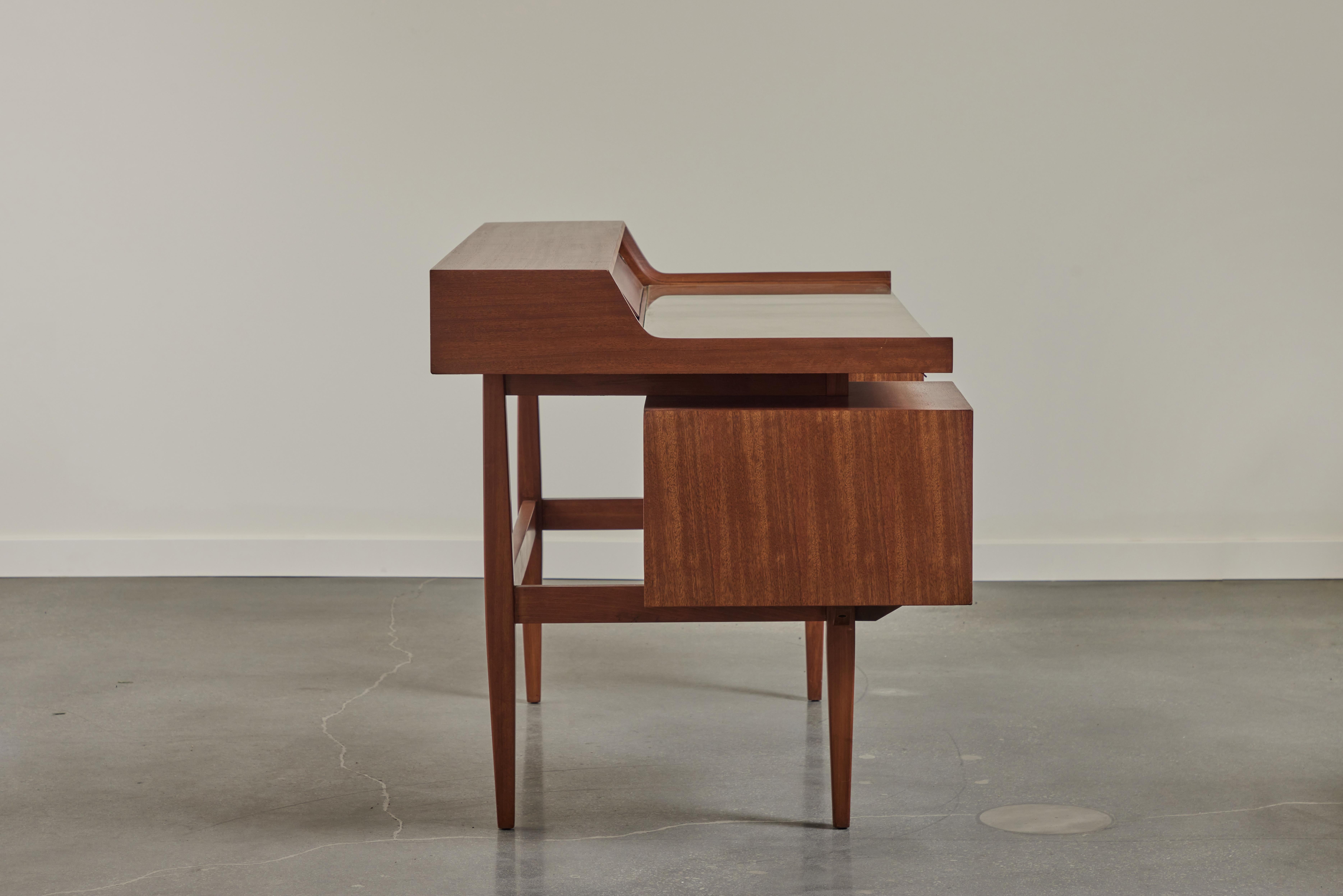 20th Century Milo Baughman Modern Teak Desk for the Drexel 
