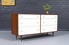 Milo Baughman Modernist Lacquered & Walnut Dresser for Glenn of California
