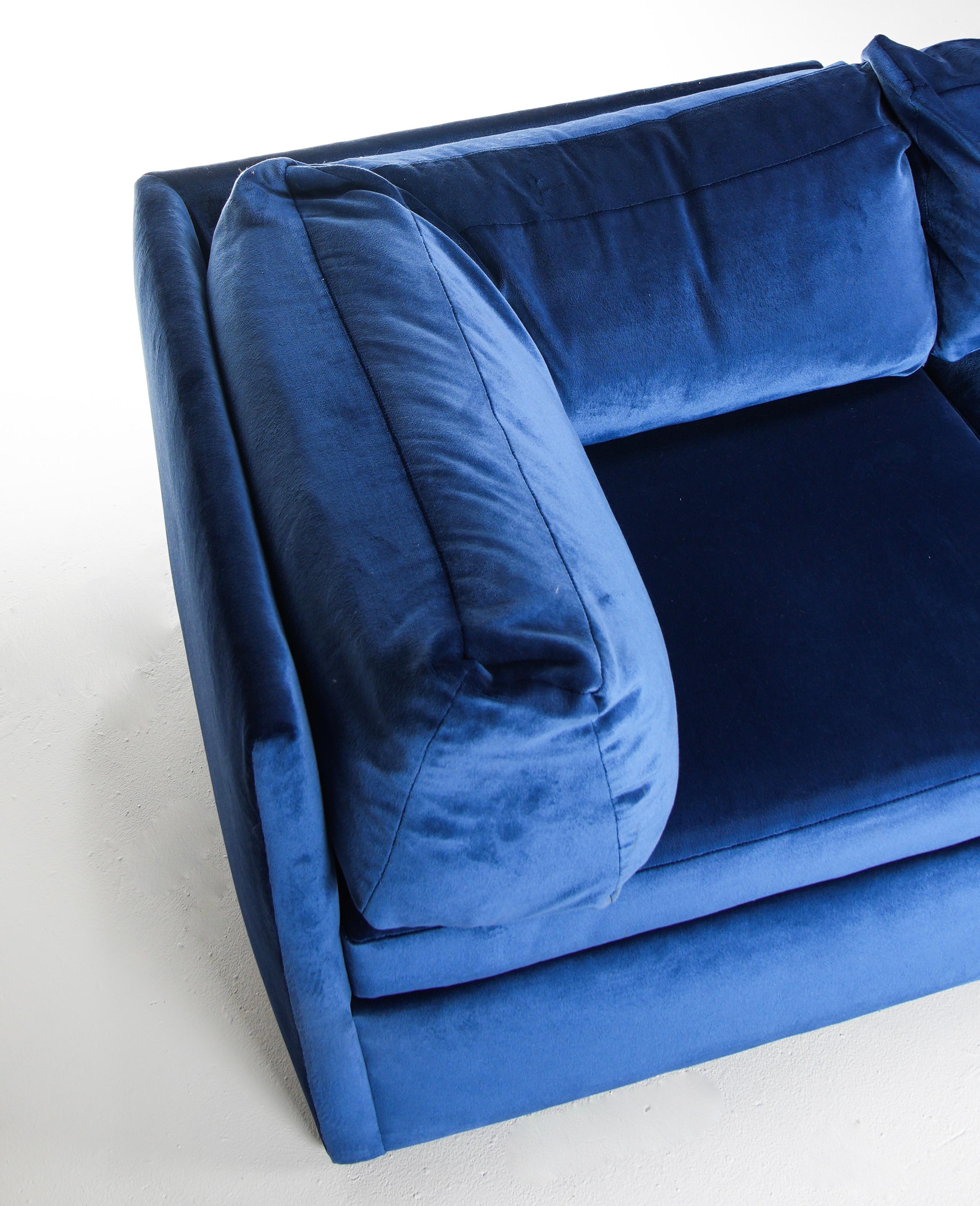 Mid-Century Modern Milo Baughman Modular Sofa For Sale