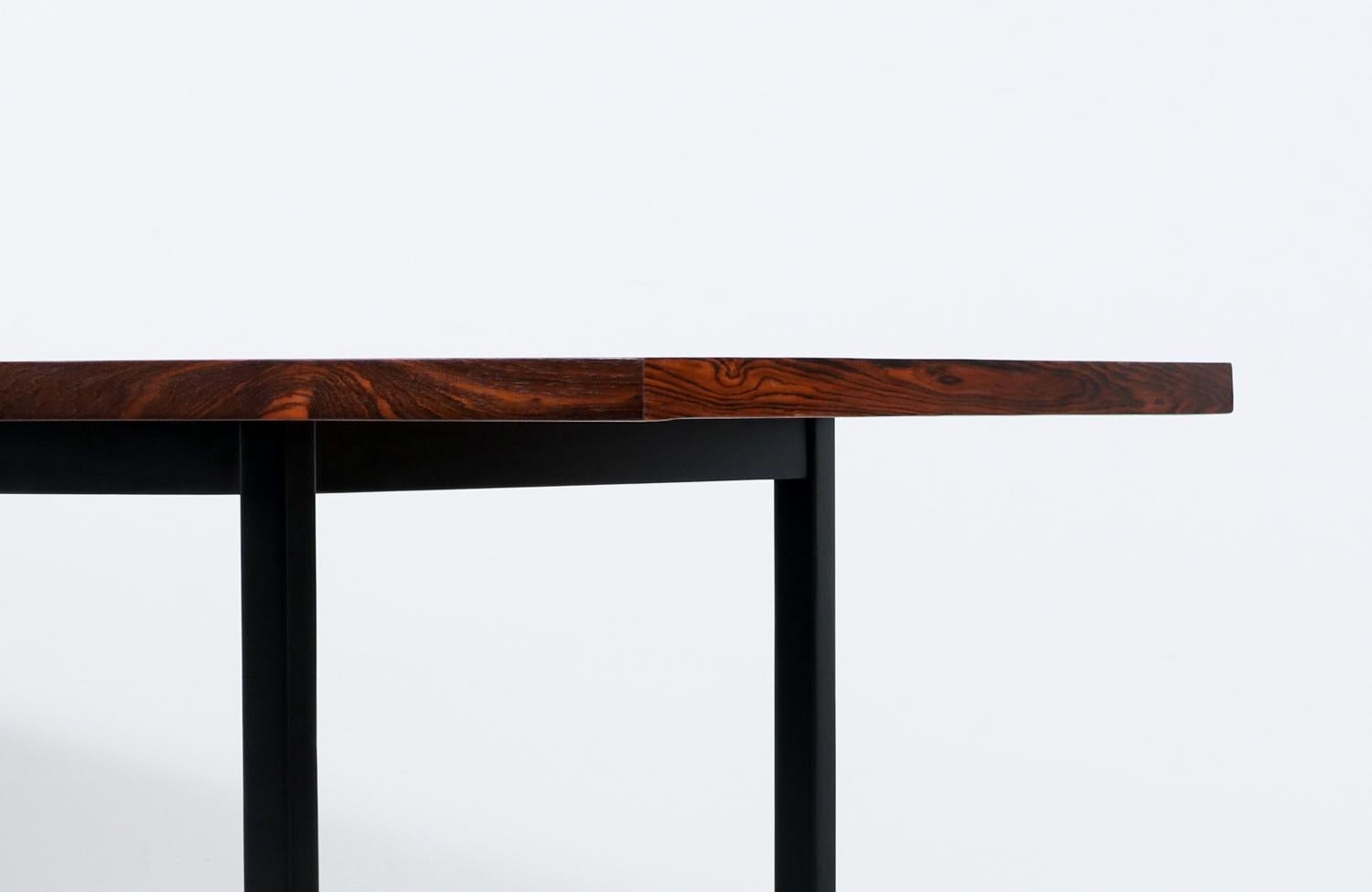 Ausziehbarer Esstisch aus mehreren Holzarten von Milo Baughman für Directional im Angebot 2