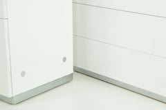 Milo Baughman Nightstands in White Lacquer
