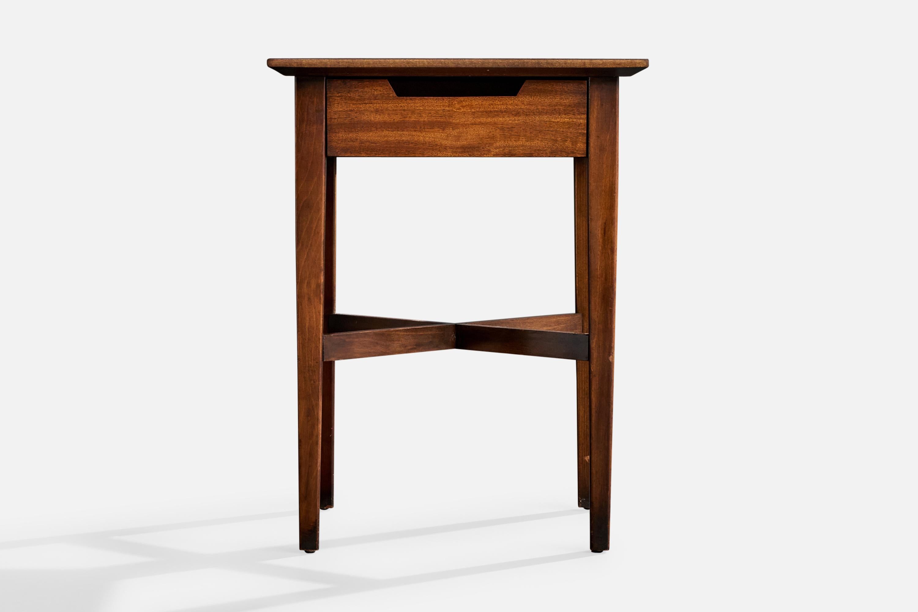 Milo Baughman, Mesillas de noche, Madera, EEUU, Década de 1950 en venta 5