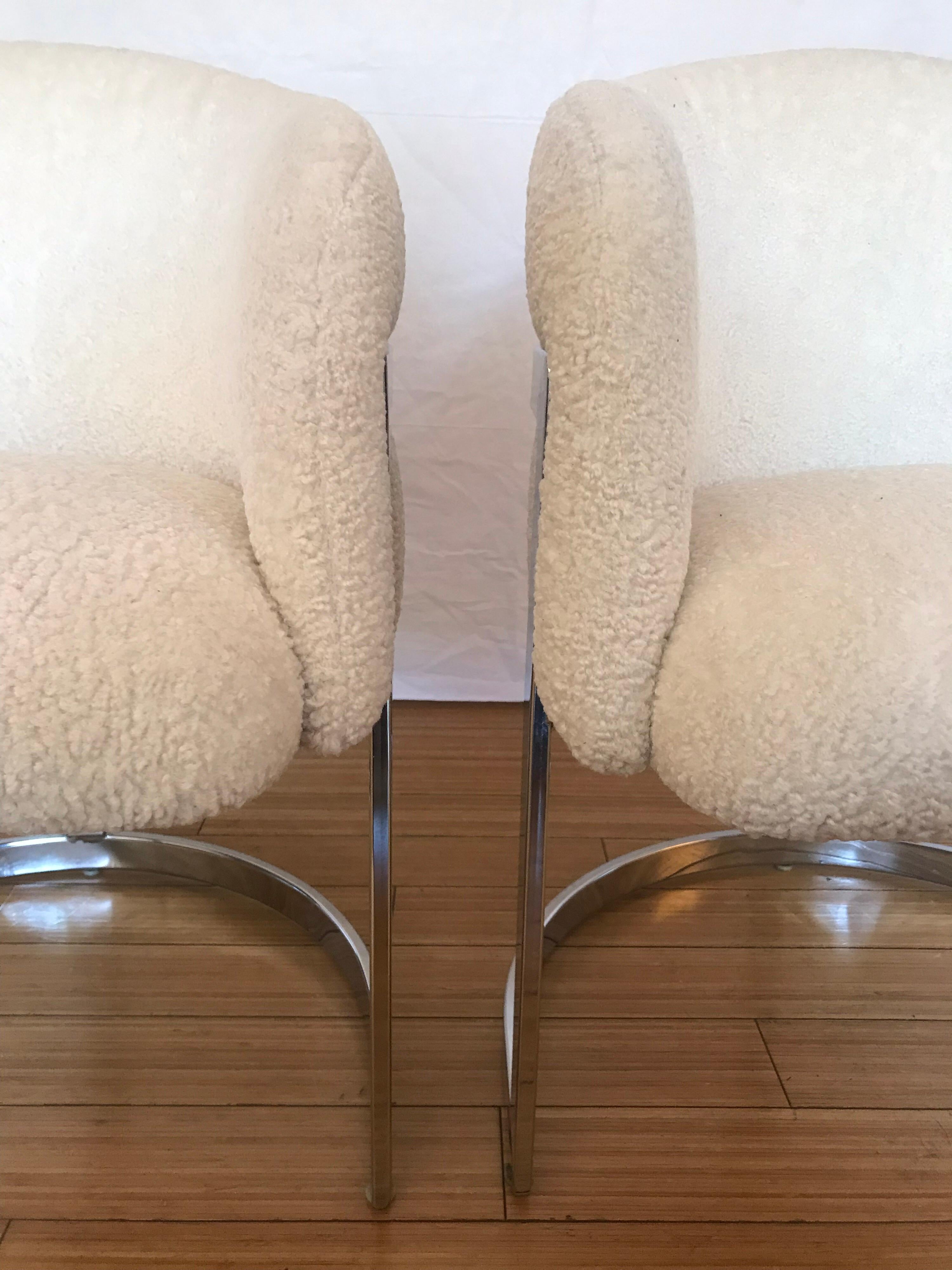 Milo Baughman Occasional Chairs In Good Condition In Los Angeles, CA