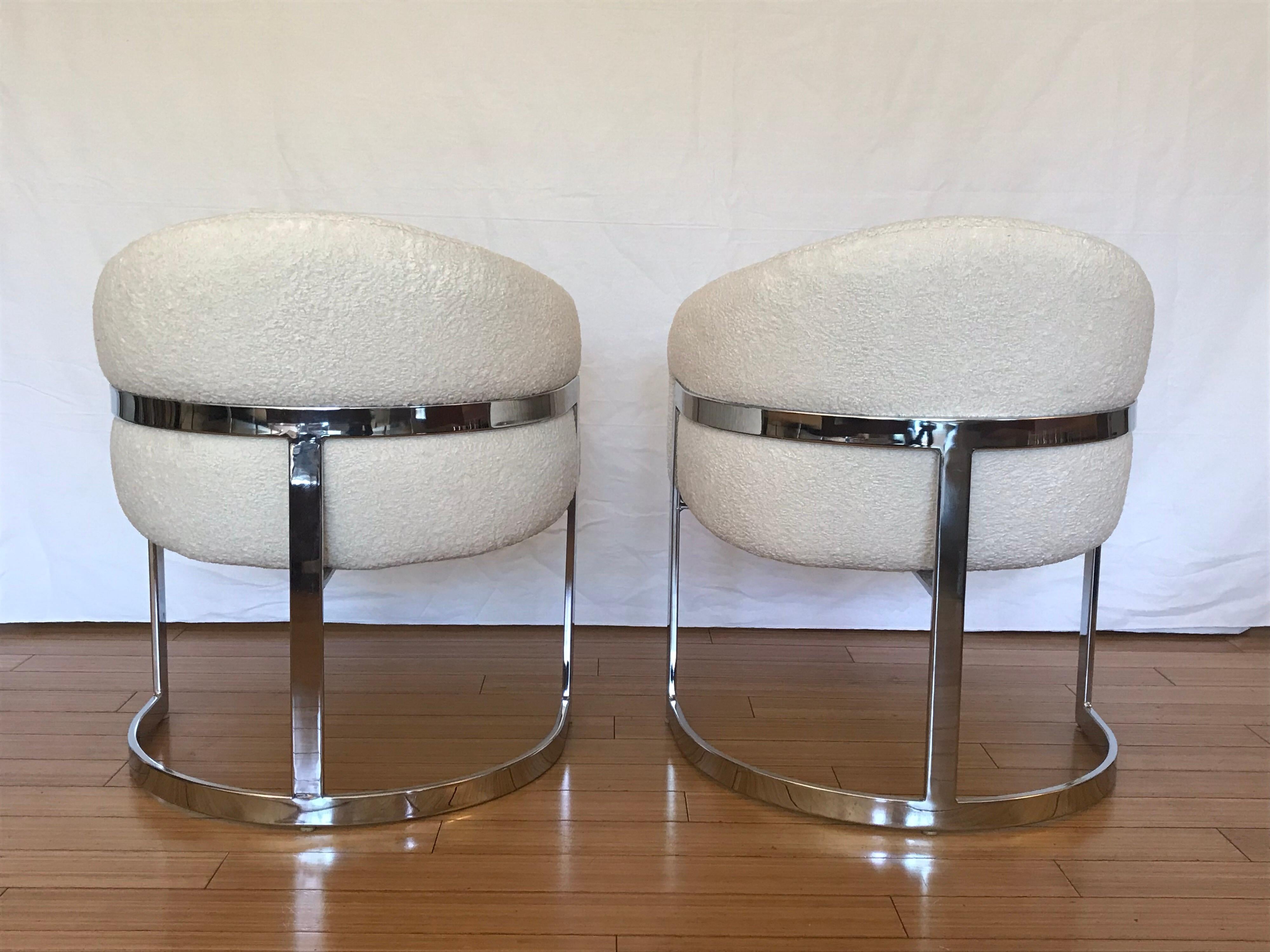 20th Century Milo Baughman Occasional Chairs