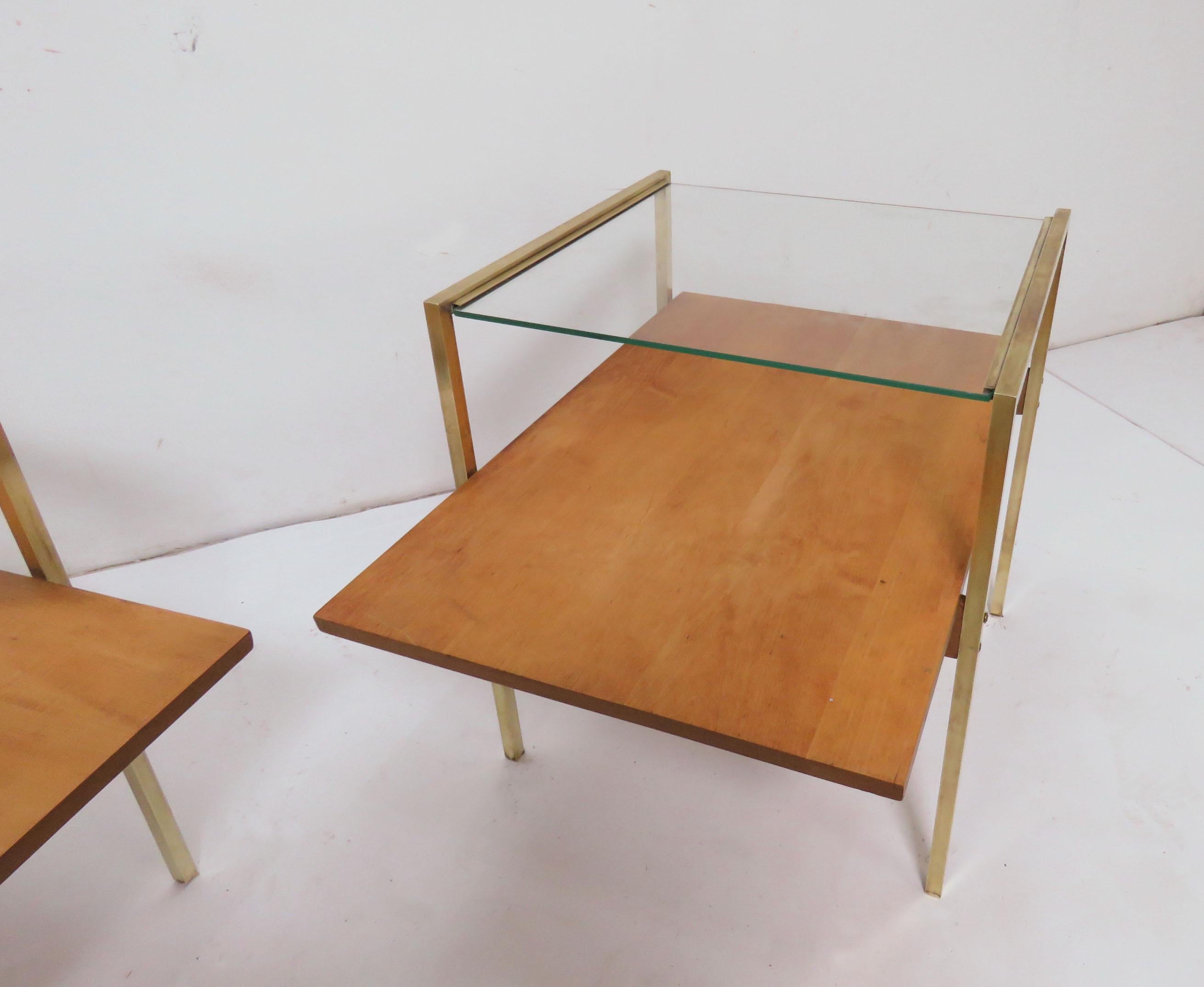 Mid-Century Modern Milo Baughman Attributed Pair of End Tables for Murray Furniture, circa 1950s