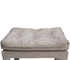Milo Baughman Parsons Style Pillow Top Ottoman, c. 1960s