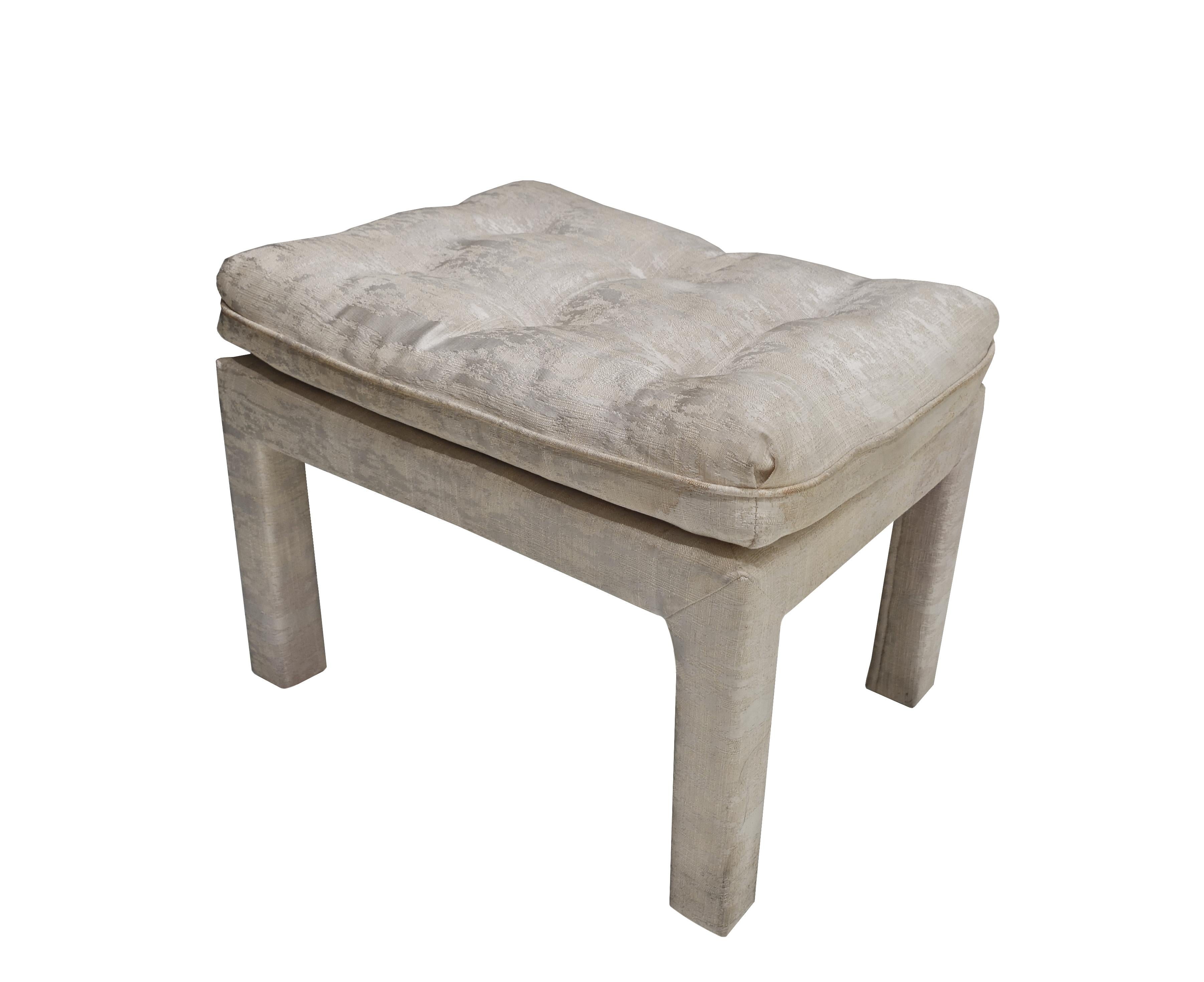 pillow top ottoman stool